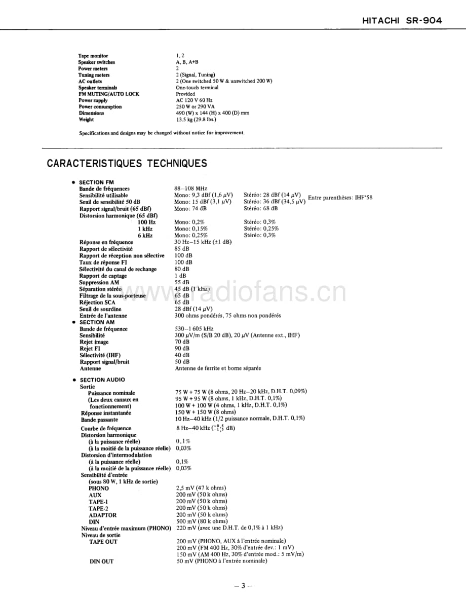 Hitachi-SR904-rec-sm维修电路原理图.pdf_第3页