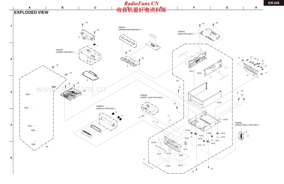 Onkyo-CR245-rec-sm维修电路原理图.pdf_第2页