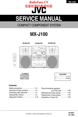 JVC-MXJ100-cs-sm维修电路原理图.pdf