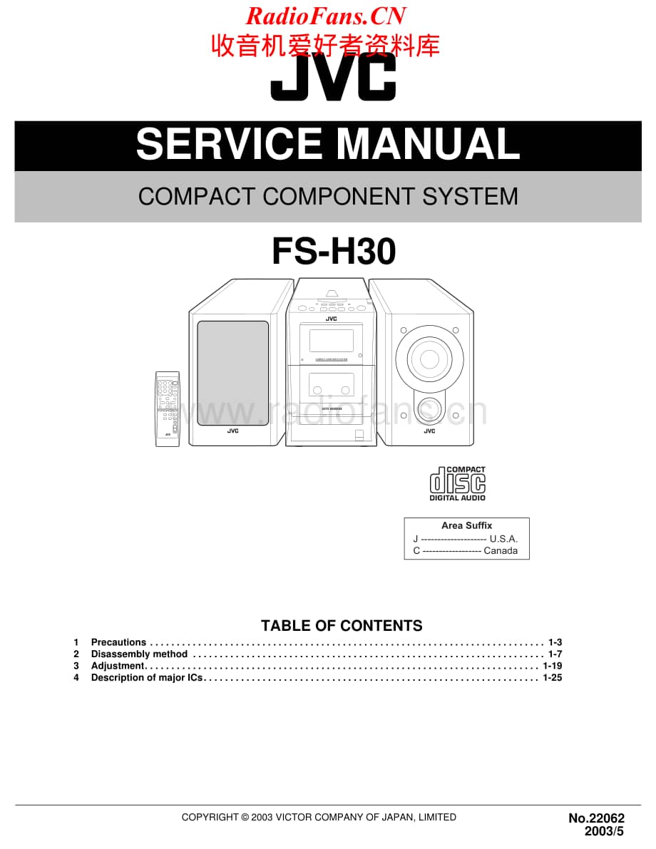 JVC-FSH30-cs-sm维修电路原理图.pdf_第1页