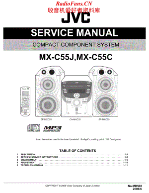 JVC-MXC55J-cs-sm维修电路原理图.pdf