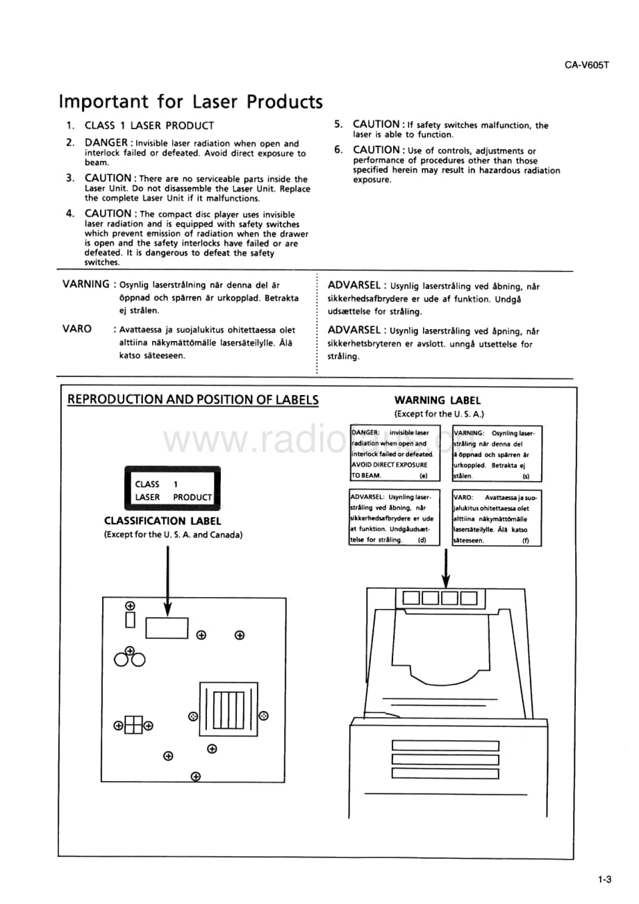 JVC-CAV605T-cs-sm维修电路原理图.pdf_第3页