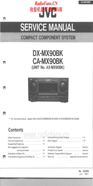 JVC-AXMX90BK-cs-sm维修电路原理图.pdf