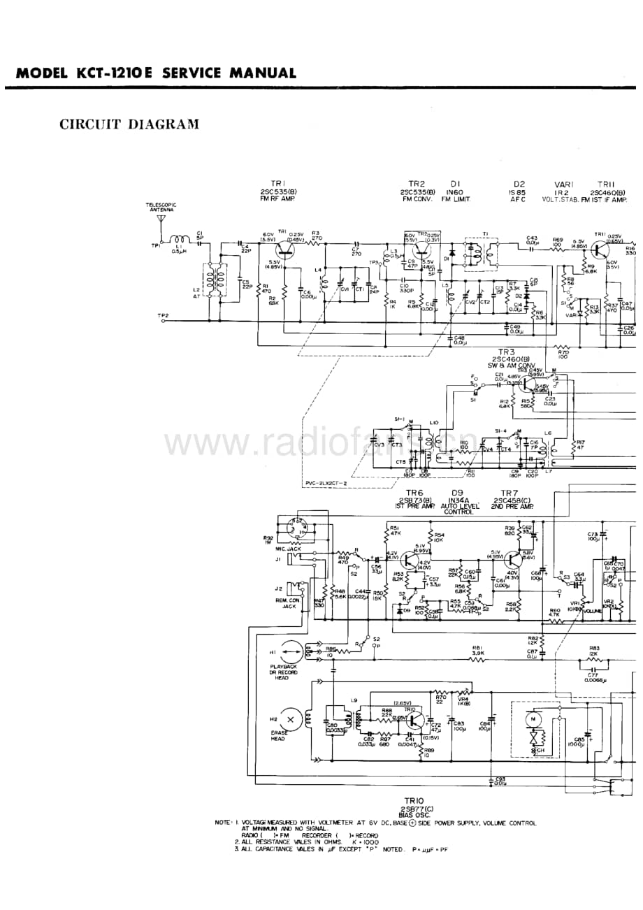Hitachi-KCT1210E-pr-sm维修电路原理图.pdf_第3页