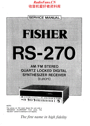 Fisher-RS270-rec-sm维修电路原理图.pdf