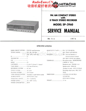 Hitachi-SP2960-mc-sm维修电路原理图.pdf