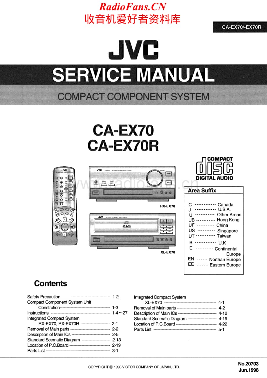 JVC-CAEX70R-cs-sm维修电路原理图.pdf_第1页