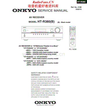 Onkyo-HTR380-avr-sm维修电路原理图.pdf