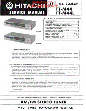 Hitachi-FTM44L-tun-sm维修电路原理图.pdf