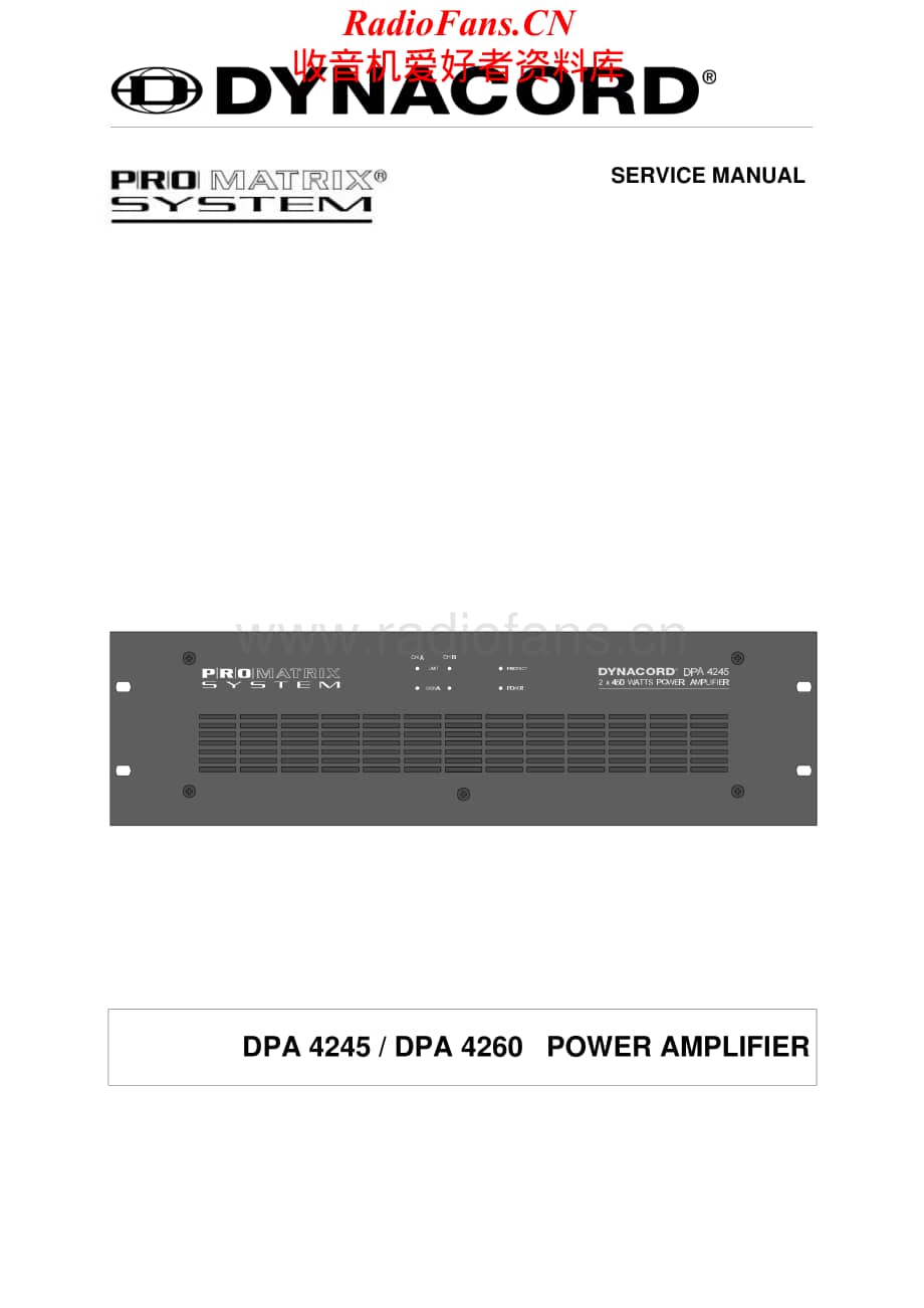 Dynacord-DPA4260-pwr-sm维修电路原理图.pdf_第1页