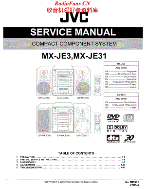 JVC-MXJE3-cs-sm维修电路原理图.pdf
