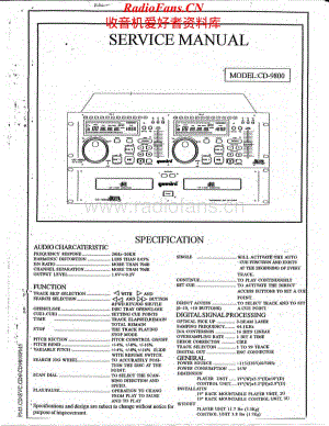 Gemini-CD9800-cd-sm维修电路原理图.pdf