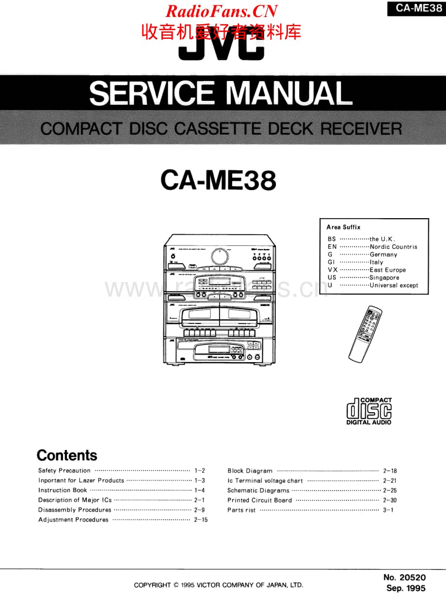 JVC-CAME38-cs-sm维修电路原理图.pdf_第1页