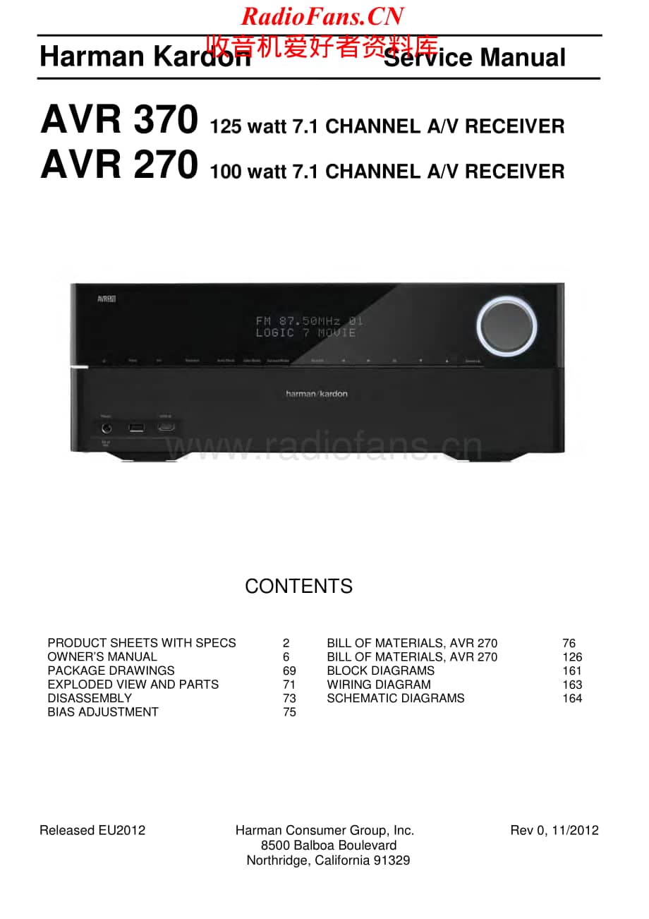 HarmanKardon-AVR270-avr-sm维修电路原理图.pdf_第1页