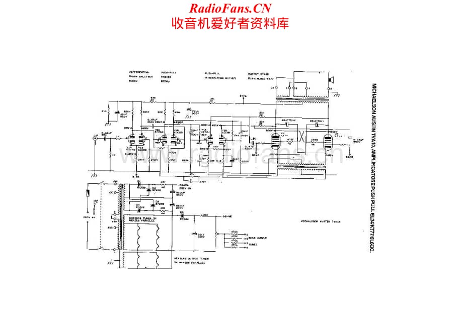 MichaelsonAustin-TVA10-pwr-sch维修电路原理图.pdf_第1页