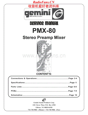 Gemini-PMX80-mix-sm维修电路原理图.pdf