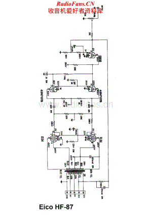 Eico-HF87-pwr-sch维修电路原理图.pdf