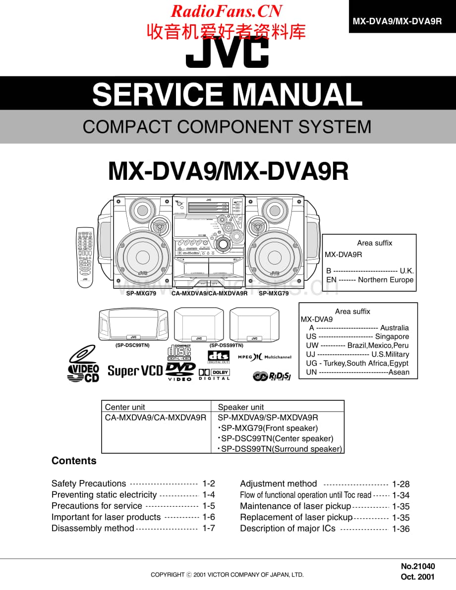 JVC-MXDVA9-cs-sm维修电路原理图.pdf_第1页