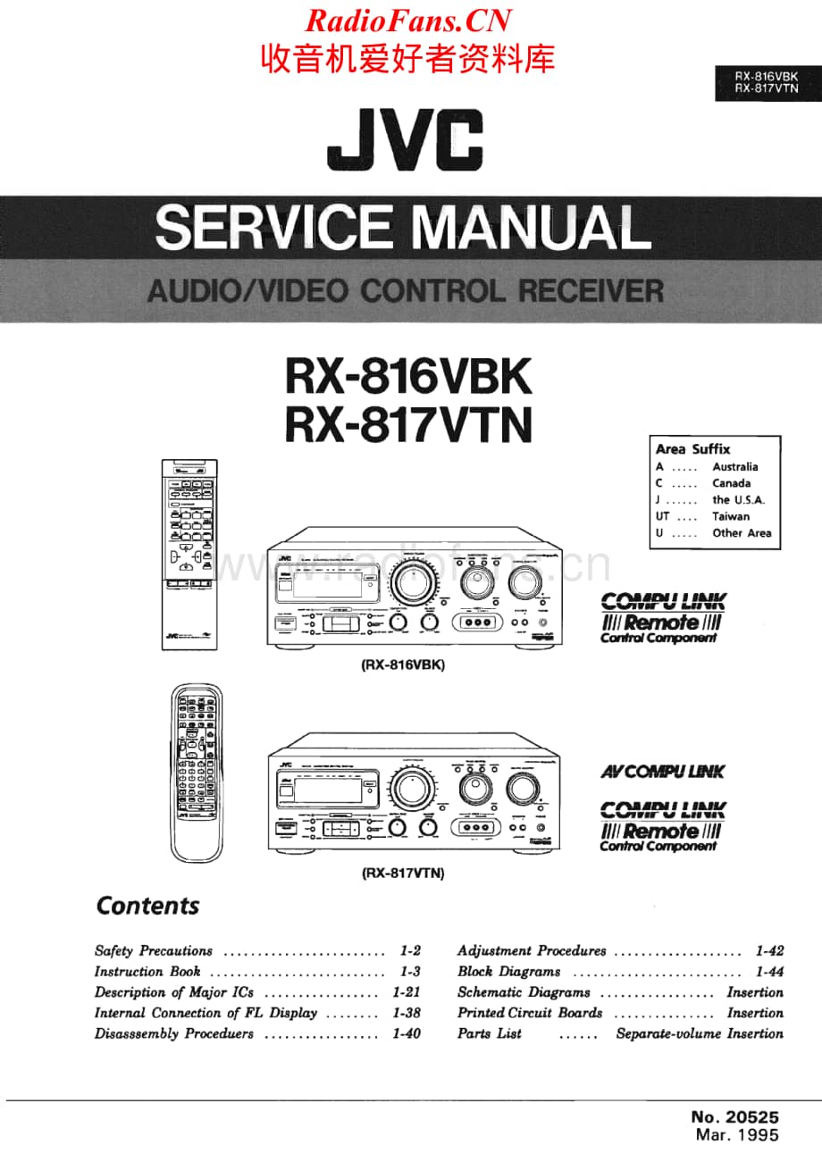 JVC-RX817VTN-avr-sm维修电路原理图.pdf_第1页