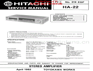 Hitachi-HA22-int-sm维修电路原理图.pdf