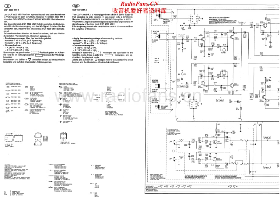 Grundig-CCF4300MKII-tape-sch维修电路原理图.pdf_第1页