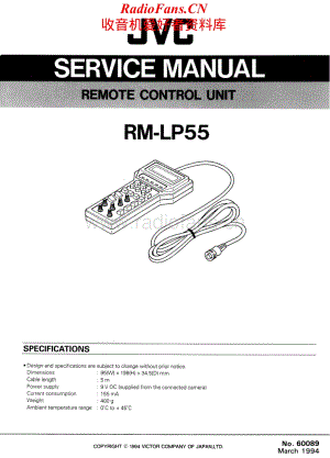 JVC-RMLP55-rcu-sm维修电路原理图.pdf