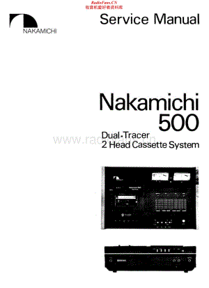 Nakamichi-500-tape-sm维修电路原理图.pdf