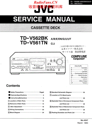 JVC-TDV562-BK-tape-sm维修电路原理图.pdf