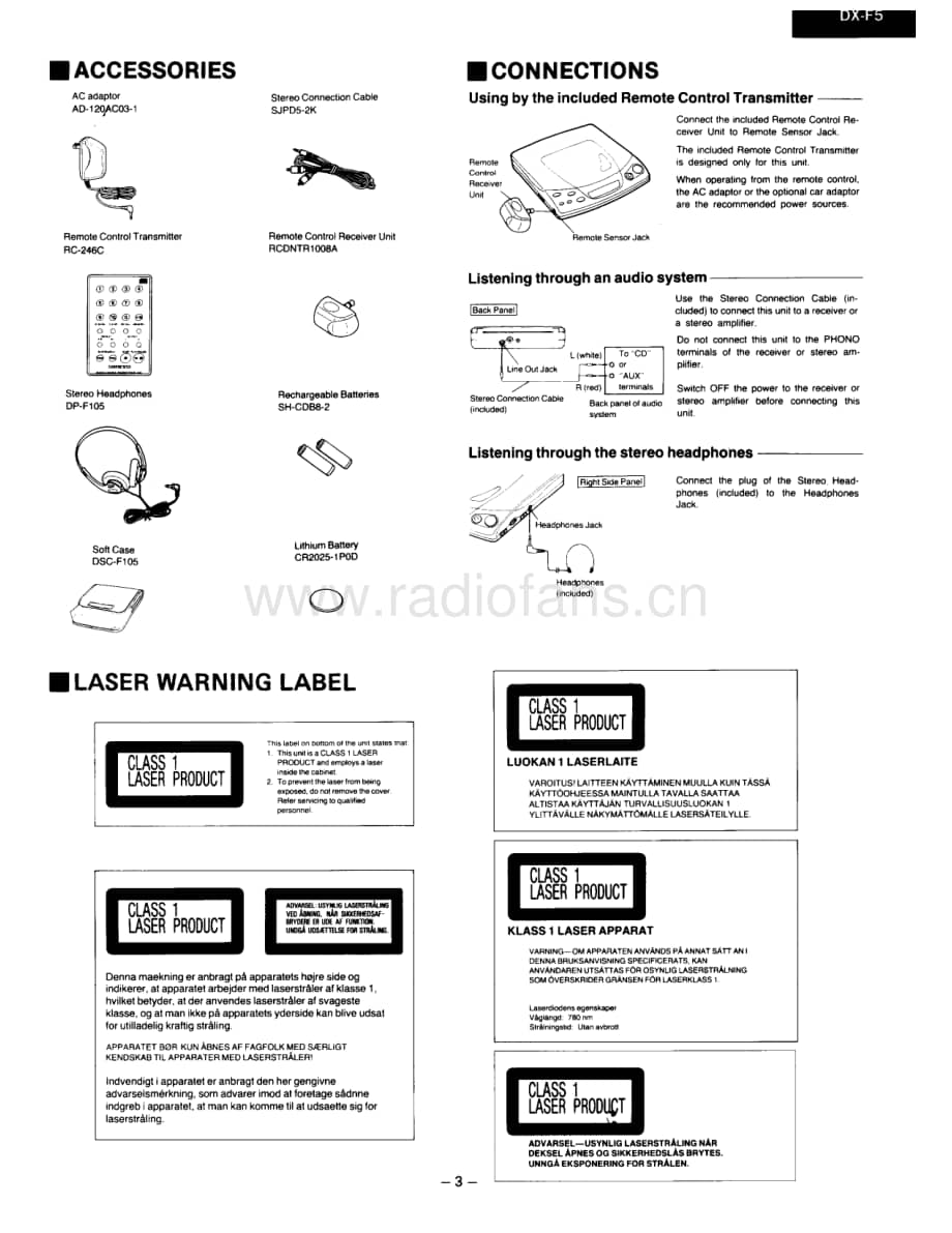 Onkyo-DXF5-cd-sm维修电路原理图.pdf_第3页