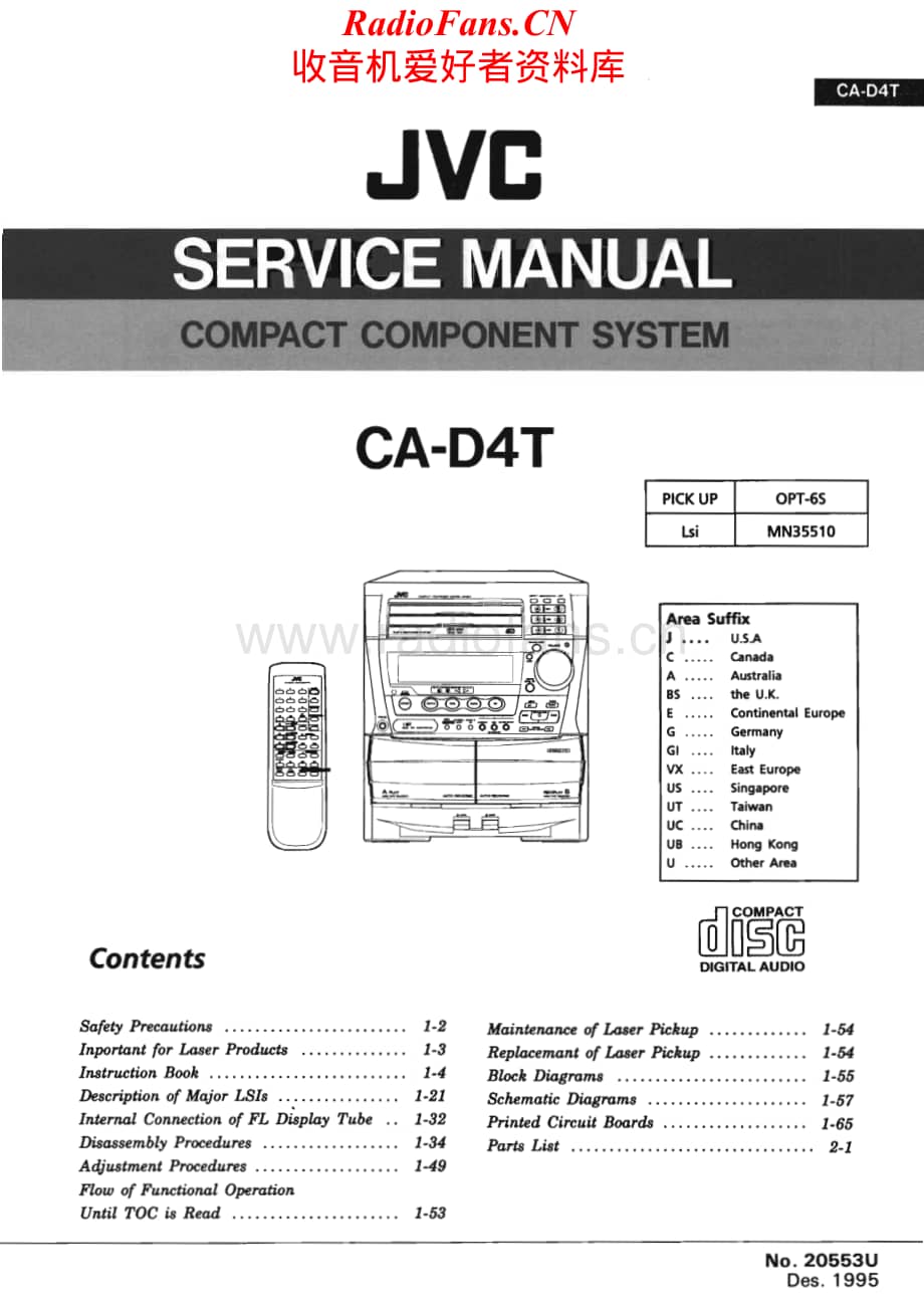 JVC-CAD4T-cs-sm维修电路原理图.pdf_第1页