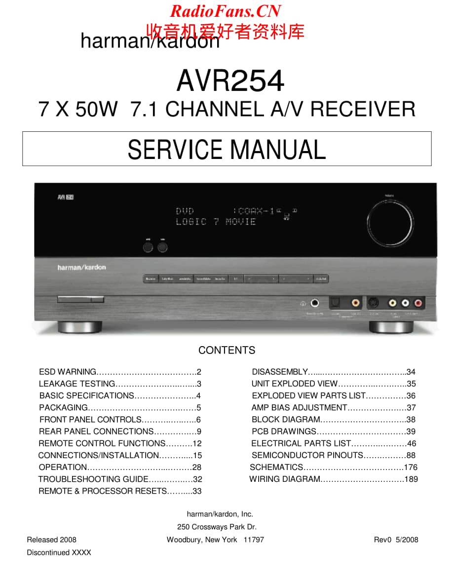 HarmanKardon-AVR254-avr-sm维修电路原理图.pdf_第1页