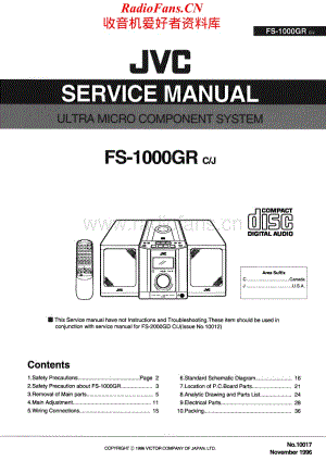 JVC-FS1000GR-cs-sm维修电路原理图.pdf