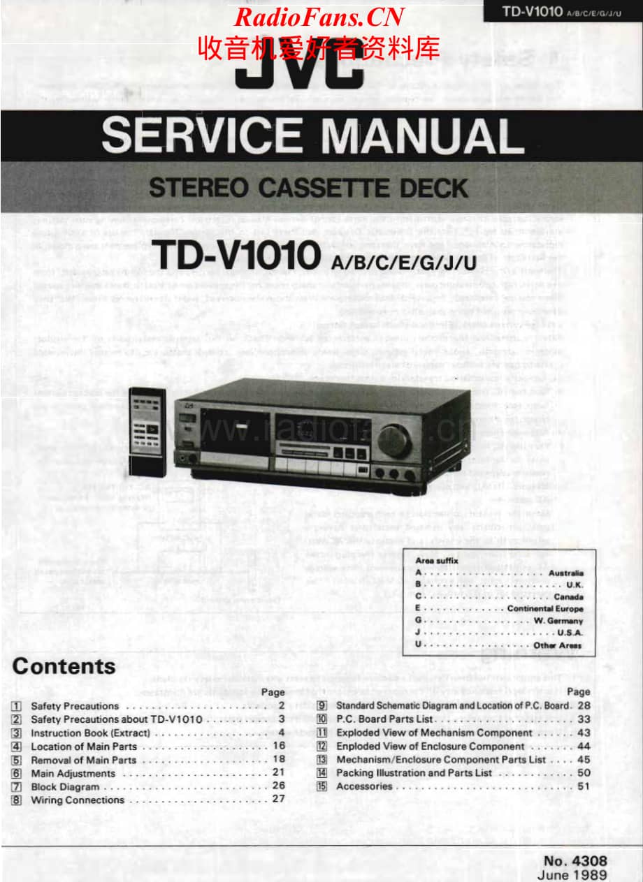 JVC-TDV1010-tape-sm维修电路原理图.pdf_第1页