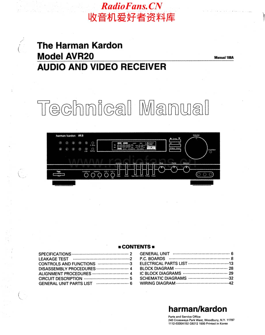 HarmanKardon-AVR20-avr-sm维修电路原理图.pdf_第1页