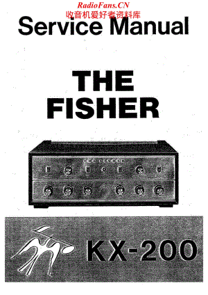 Fisher-KX200-int-sm维修电路原理图.pdf