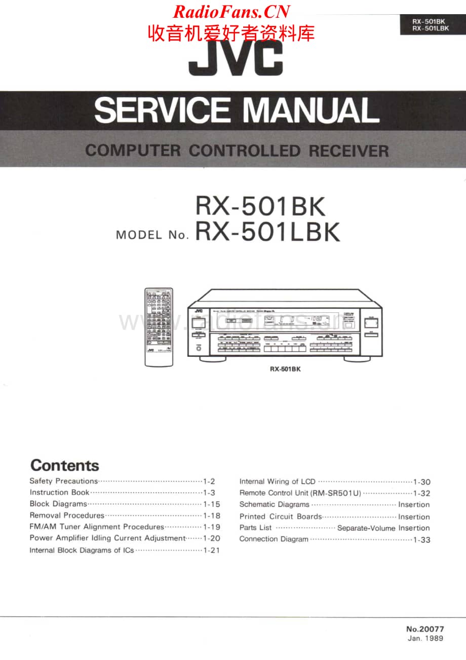 JVC-RX501BK-rec-sm维修电路原理图.pdf_第1页