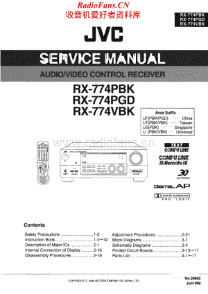 JVC-RX774VBK-avr-sm维修电路原理图.pdf