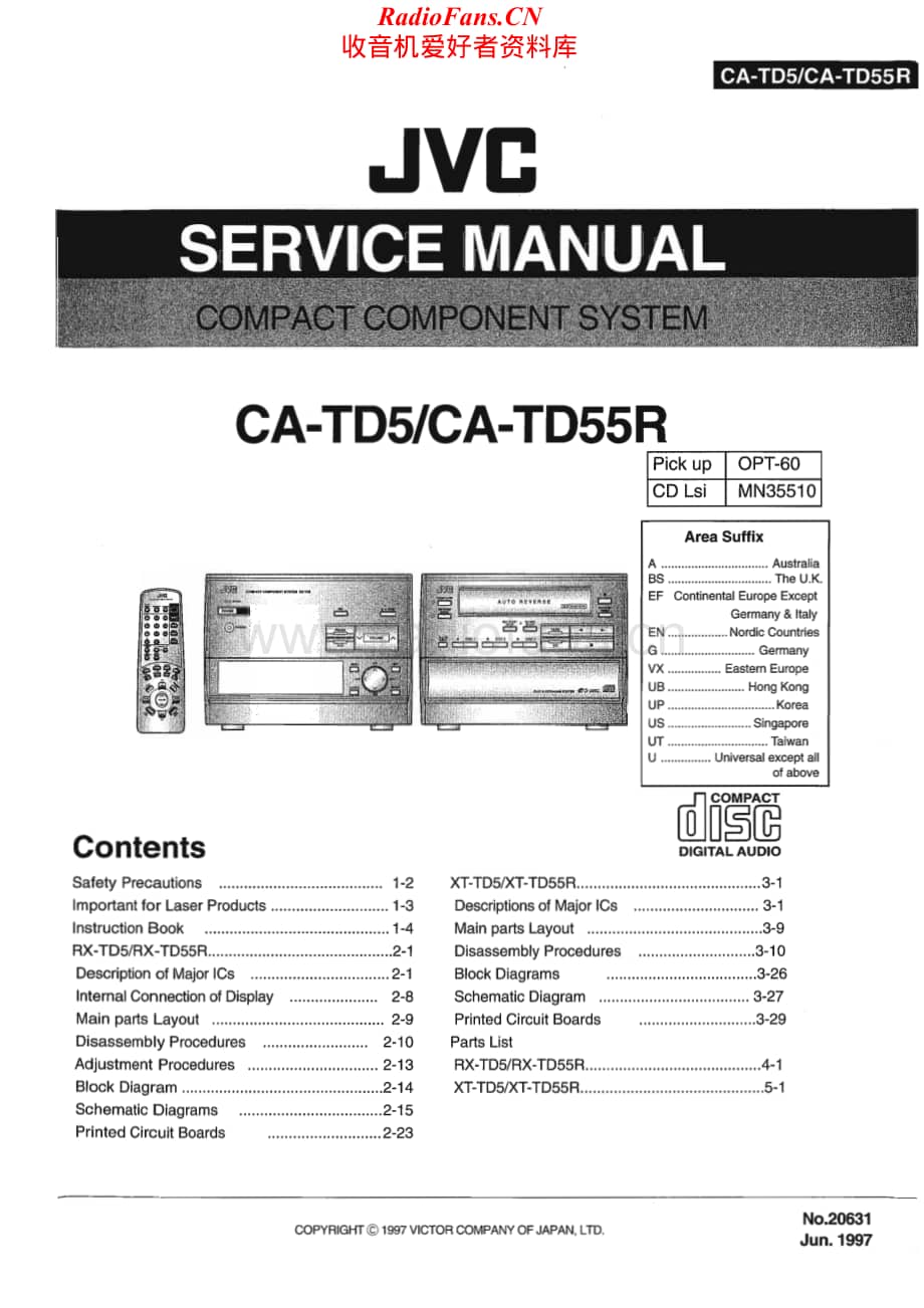 JVC-CATD5-cs-sm维修电路原理图.pdf_第1页