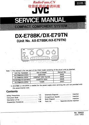 JVC-AXE78BK-int-sm维修电路原理图.pdf