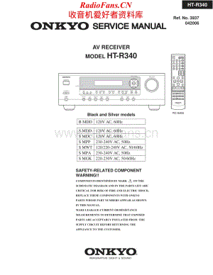 Onkyo-HTR340-avr-sm维修电路原理图.pdf