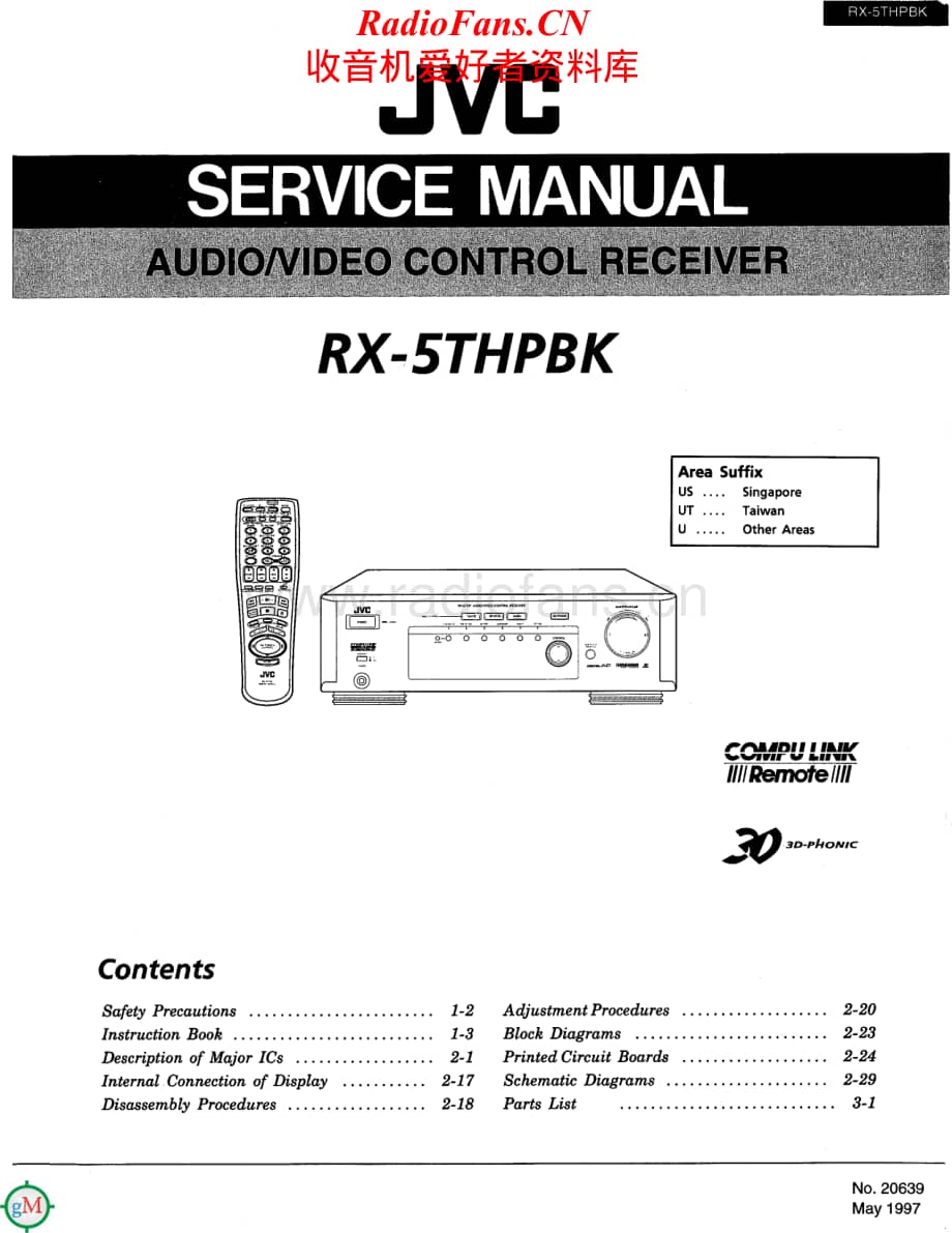 JVC-RX5THPBK-rec-sm维修电路原理图.pdf_第1页