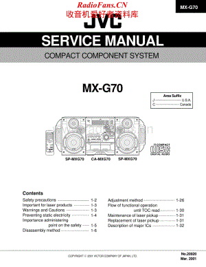JVC-MXG70-cs-sm维修电路原理图.pdf
