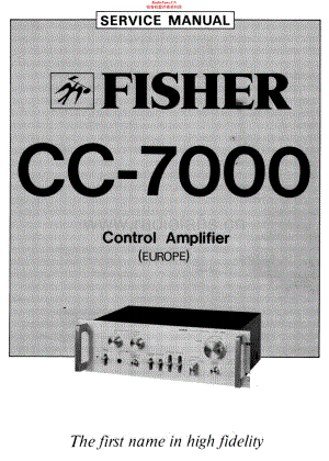 Fisher-CC7000-pre-sm维修电路原理图.pdf