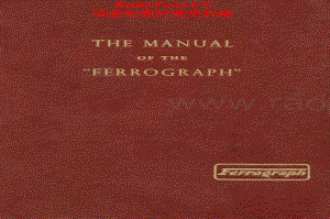 Ferguson-Ferrograph2ANH-tape-sm维修电路原理图.pdf