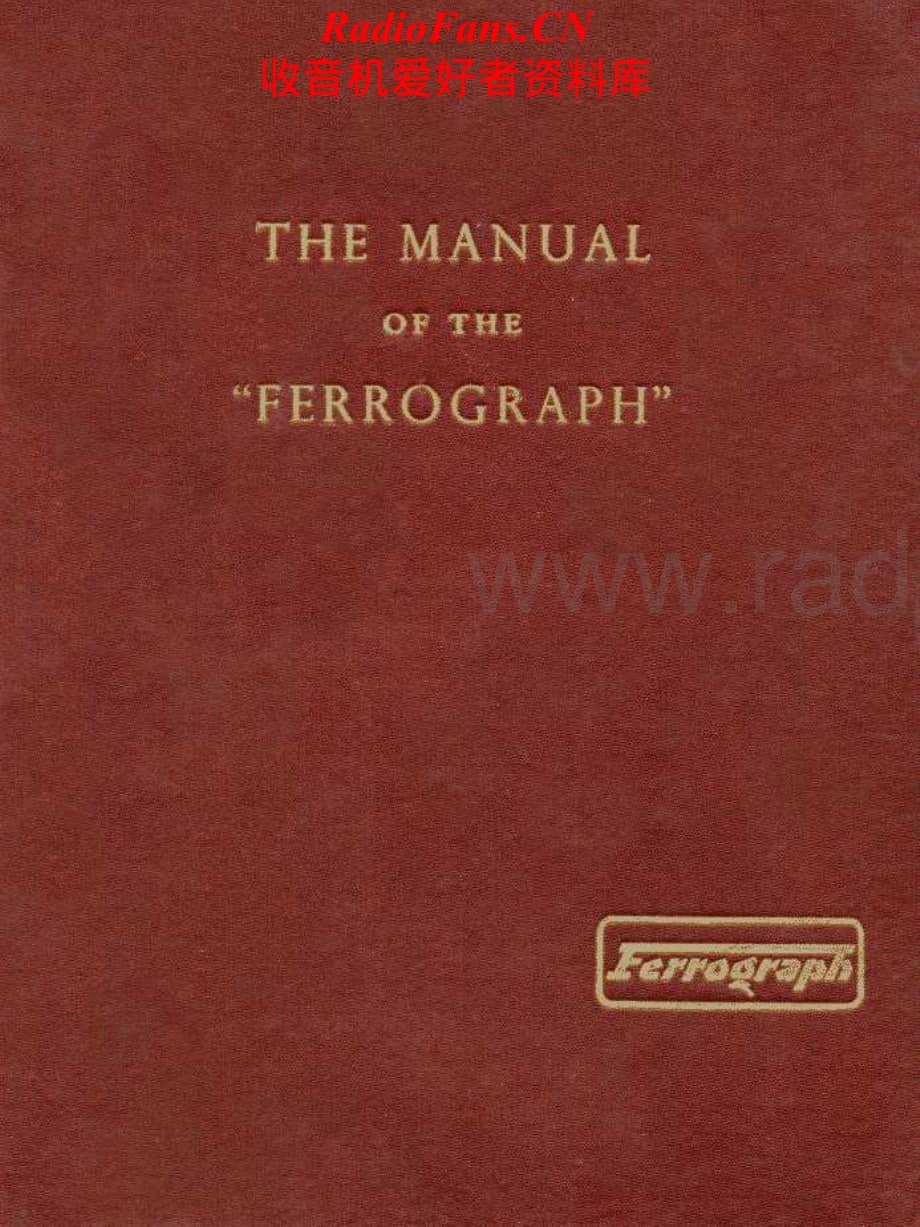 Ferguson-Ferrograph2ANH-tape-sm维修电路原理图.pdf_第1页