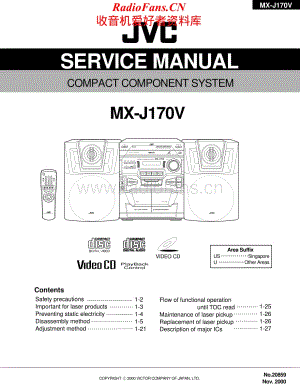 JVC-MXJ170V-cs-sm维修电路原理图.pdf