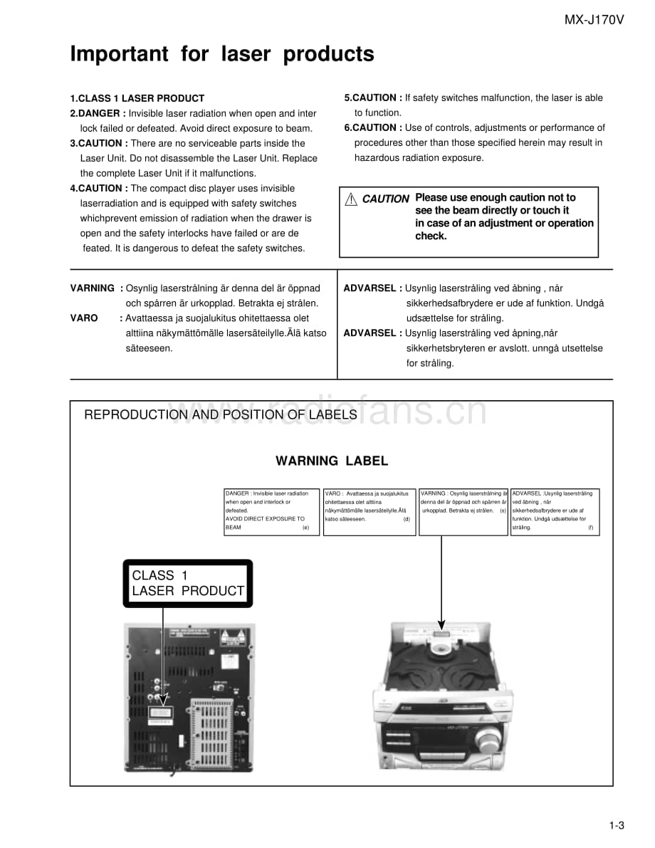 JVC-MXJ170V-cs-sm维修电路原理图.pdf_第3页