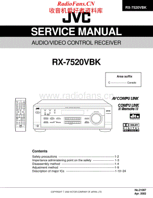 JVC-RX7520VBK-avr-sm维修电路原理图.pdf