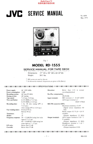 JVC-RD1555-tape-sm维修电路原理图.pdf