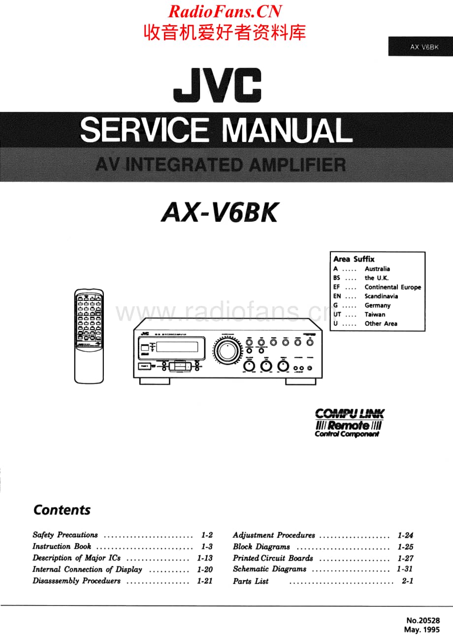 JVC-AXV6BK-int-sm维修电路原理图.pdf_第1页